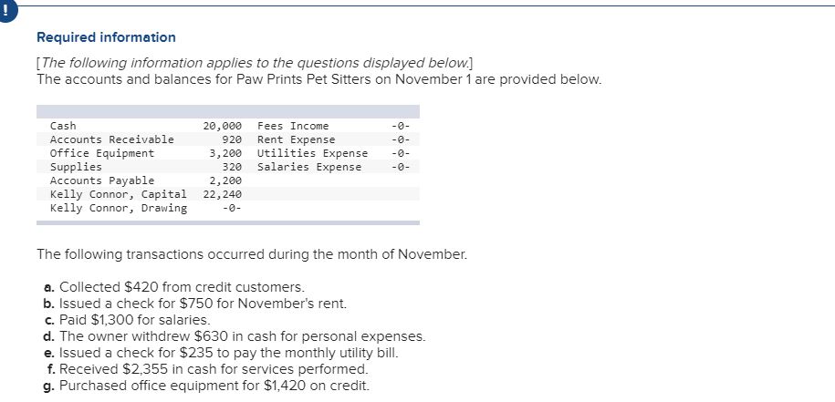 Required information [ The following information applies to the questions displayed below]