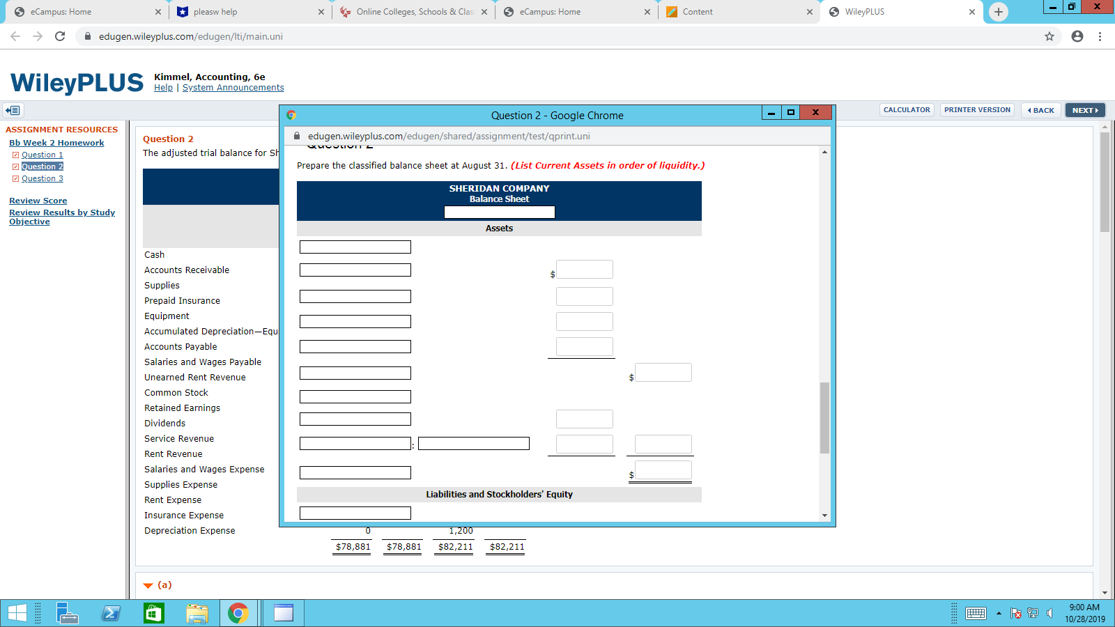 W X + - 0 C A edugen.wileyplus.com/edugen/Iti/main.uni WileyPLUS Kimmel, Accounting, 6e
