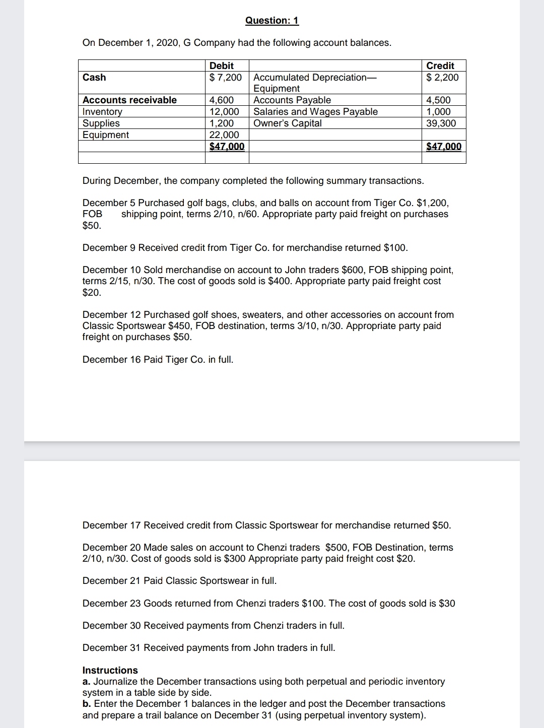 Can anyone solve with full proper workings serially? Attention: Full Question 3