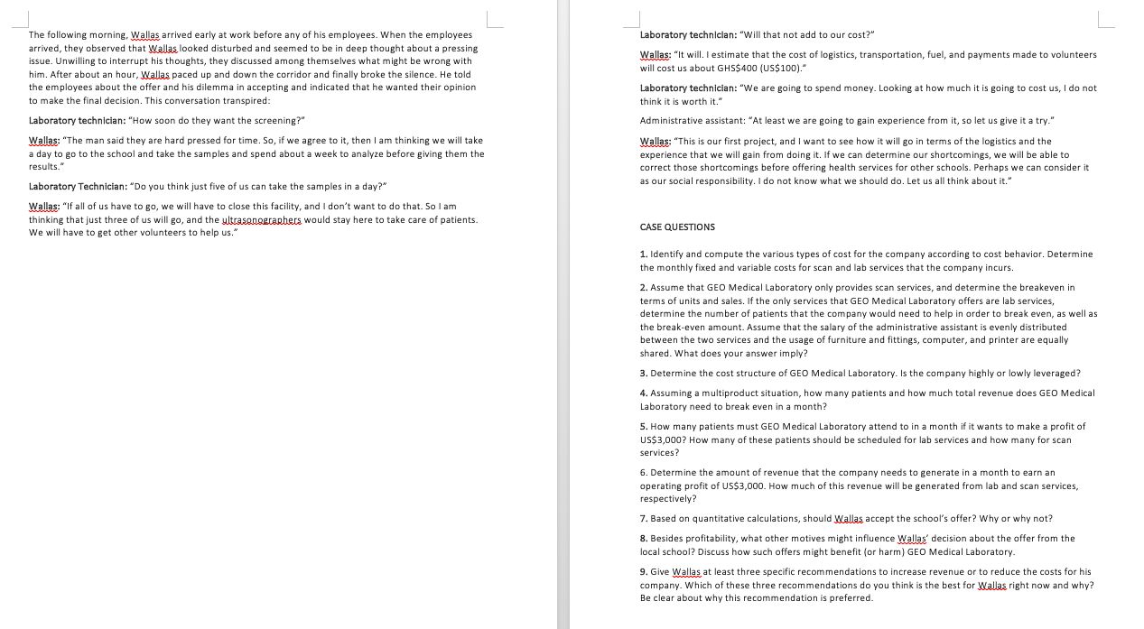 to operate his laboratory on the REALIZING A DREAM : DECISION-MAKING IN