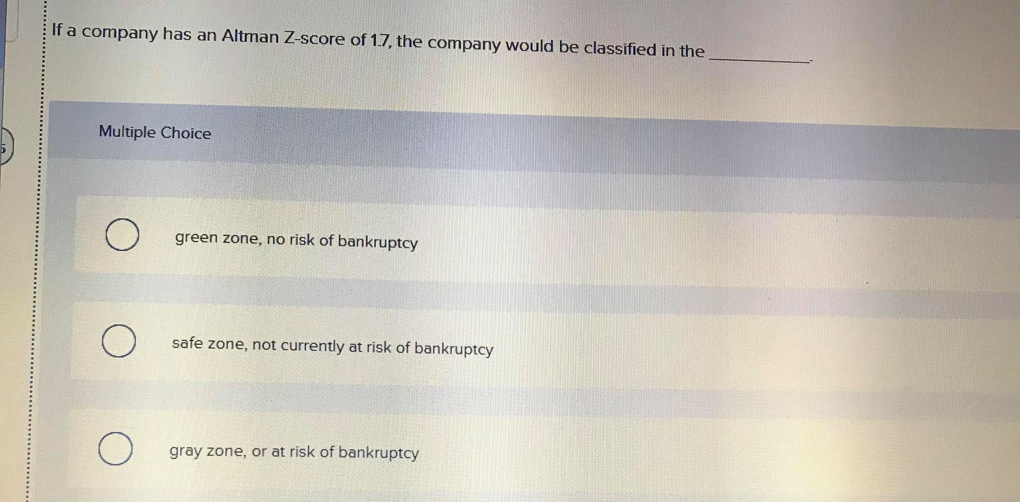 whether to grant a loan to a potential borrower is most important