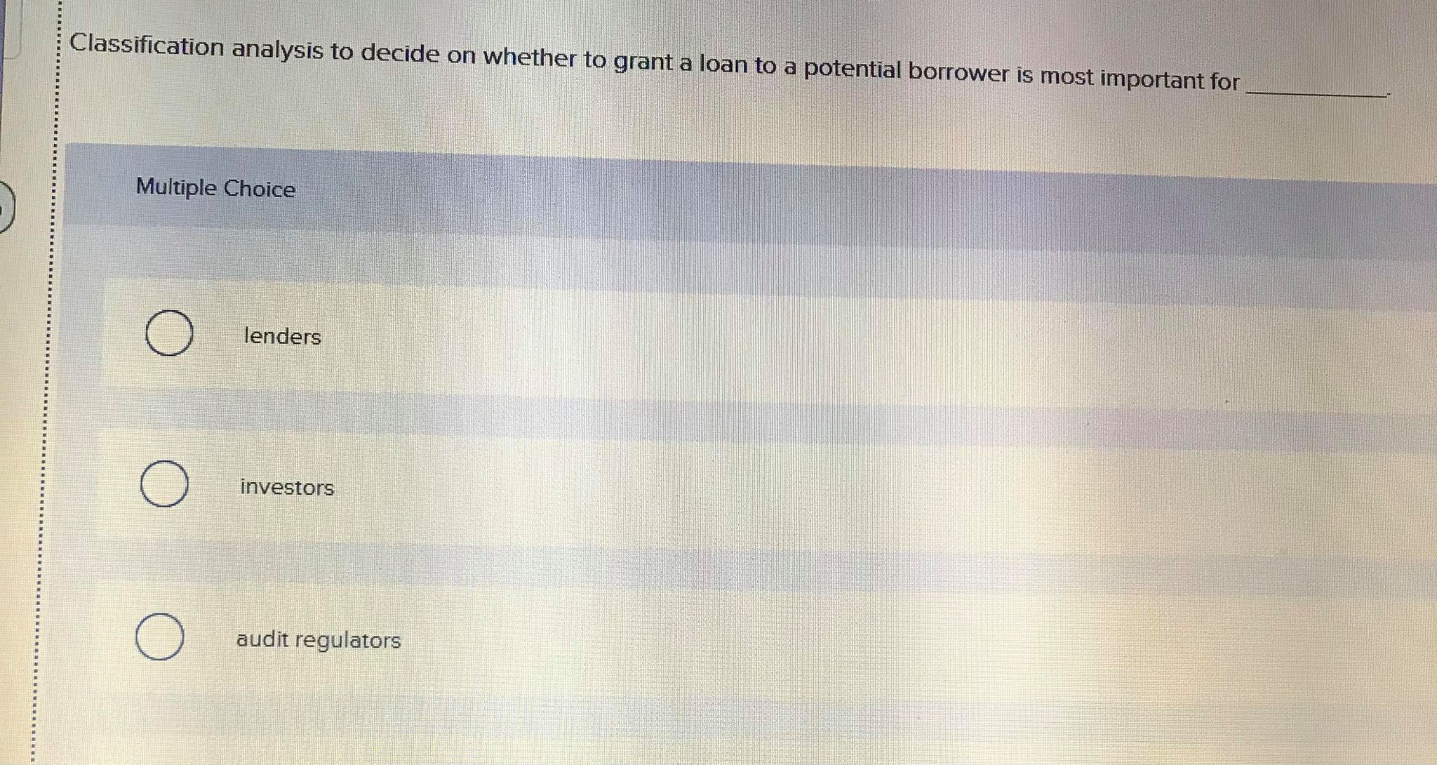 Altman's Z, the amount of long-term profitability generally leads to risk of