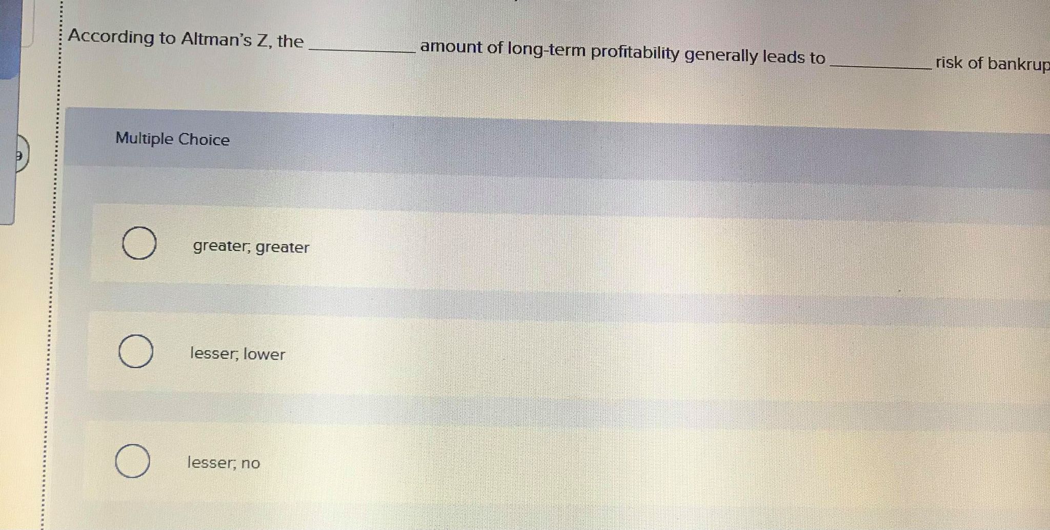 would be the independent variable in a regression determining "How are firm