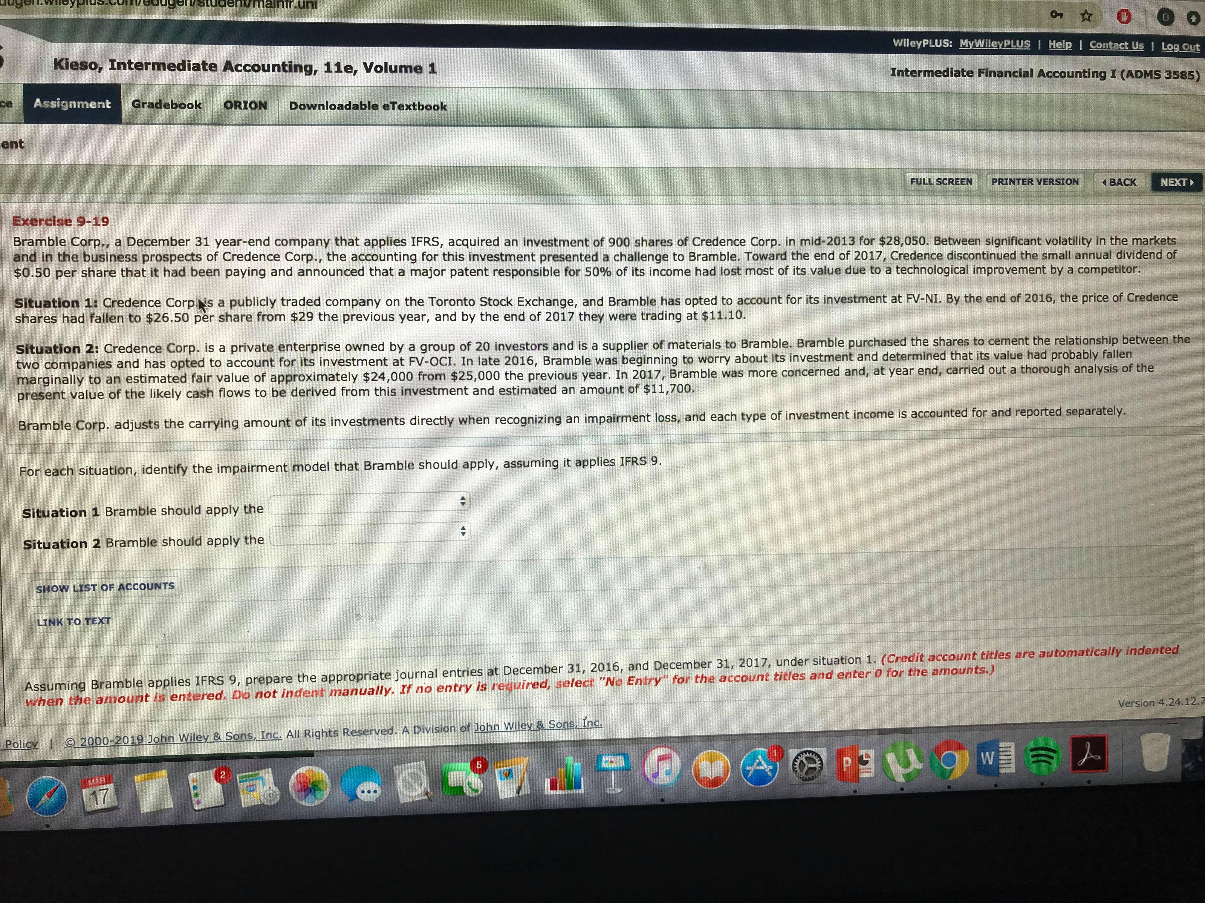  0 |0 0 WileyPLUS: MyWileyPLUS | Help | Contact Us |