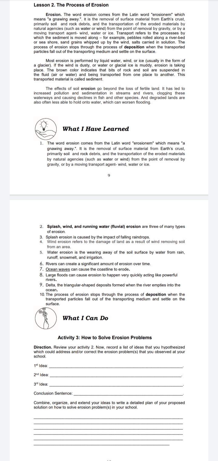 saucer o 2-3 tablespoons of soil Procedure: 1. Place 2-3 tbsp. of