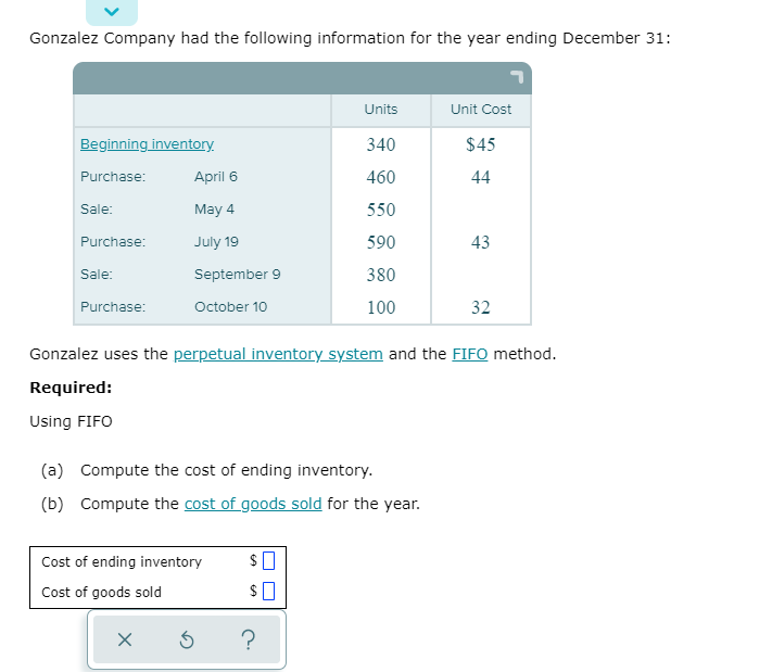 Can anyone breakdown perpetual inventory systems and FIFO for this kind of