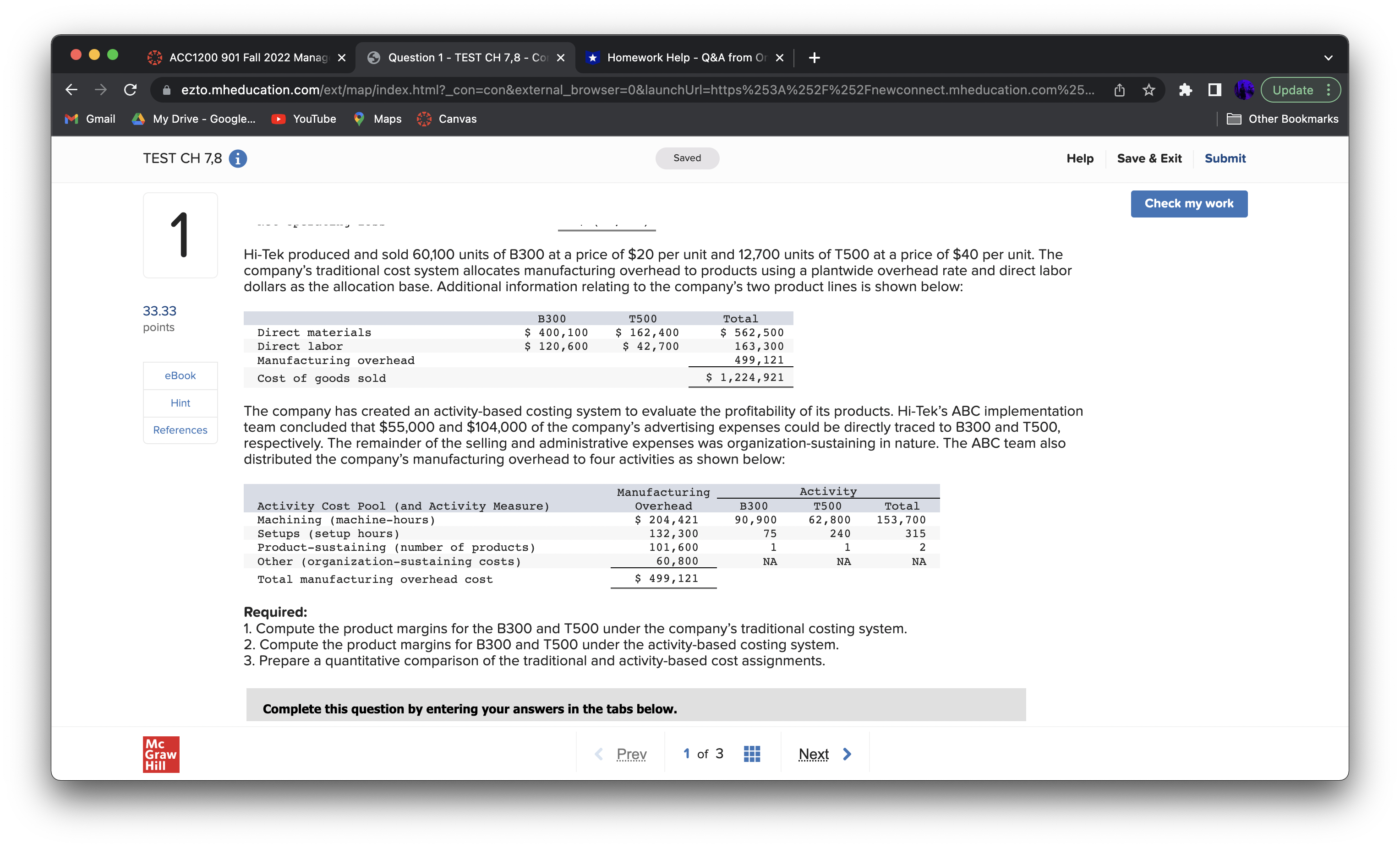 TEST CH 7,8 C X t Homework Help Q&A from( X 6