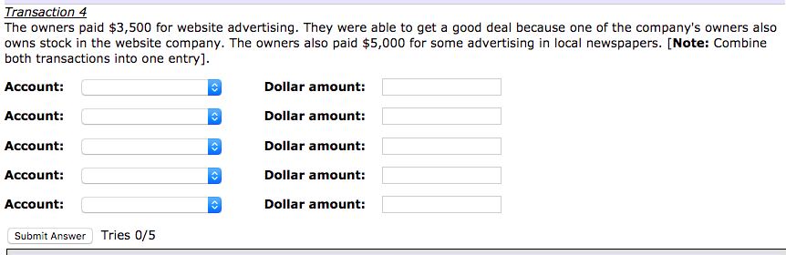amounts, the account has the option between cash, accounts receivable, inventory, prepaid
