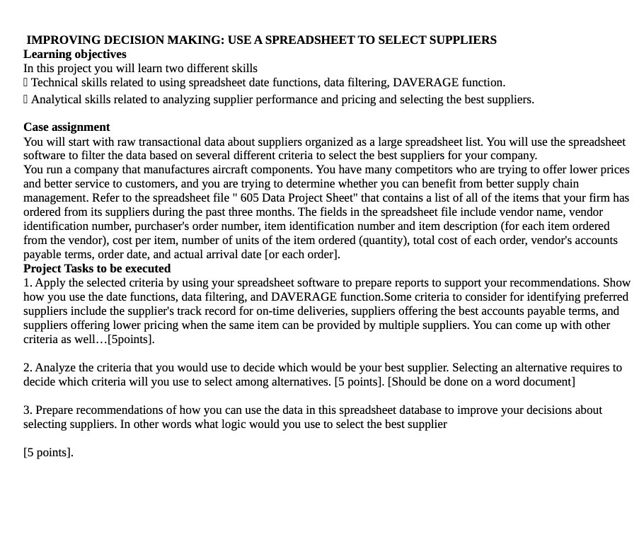 In this project you will learn two different skills Technical skills related