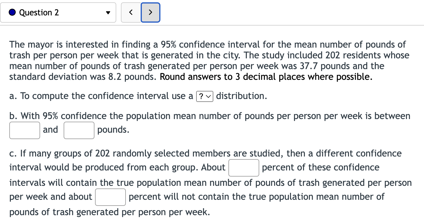 finding a 90% confidence interval for the mean number minutes students are