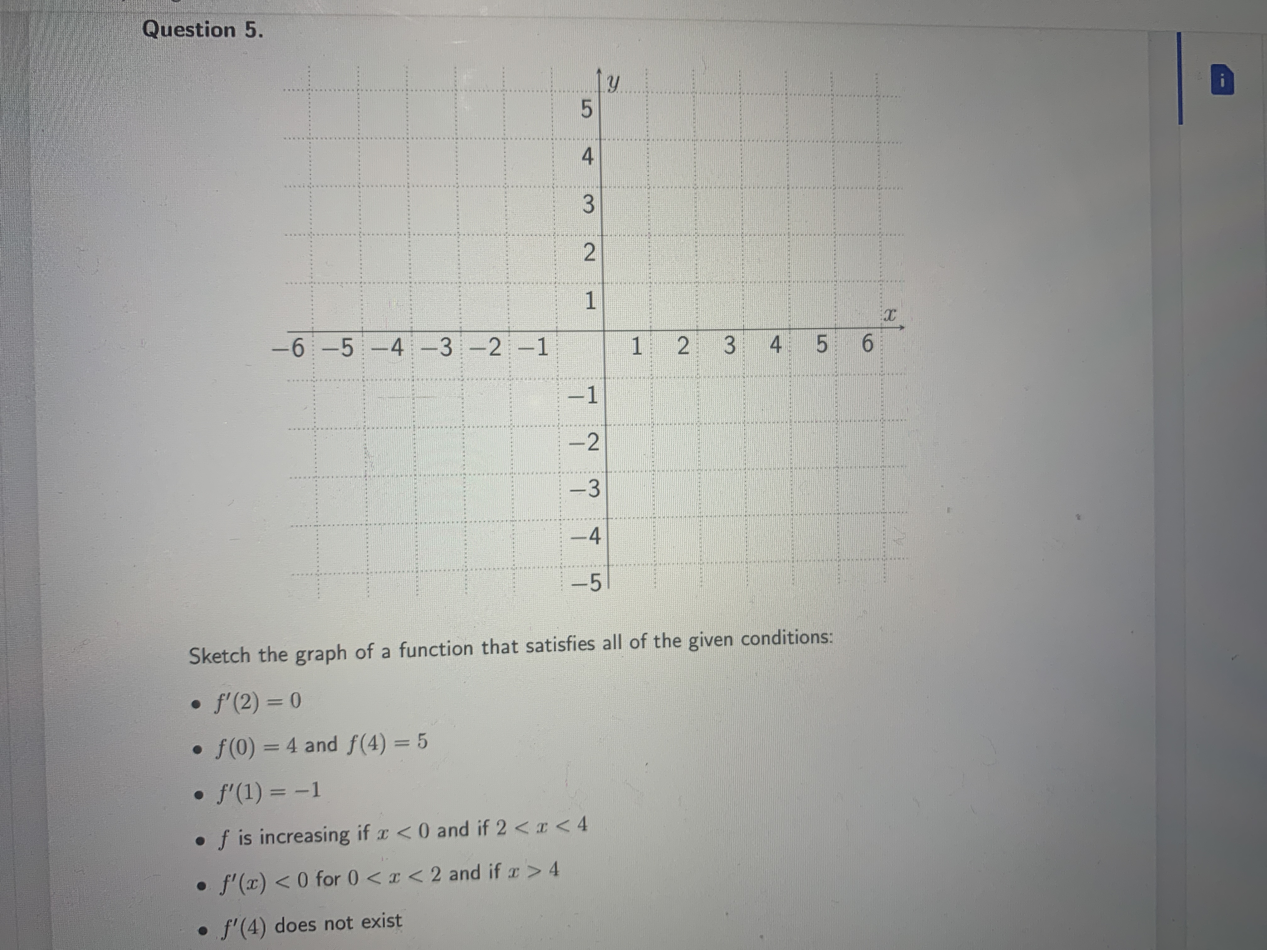 Question 5. i A ..: .. N . . .. .