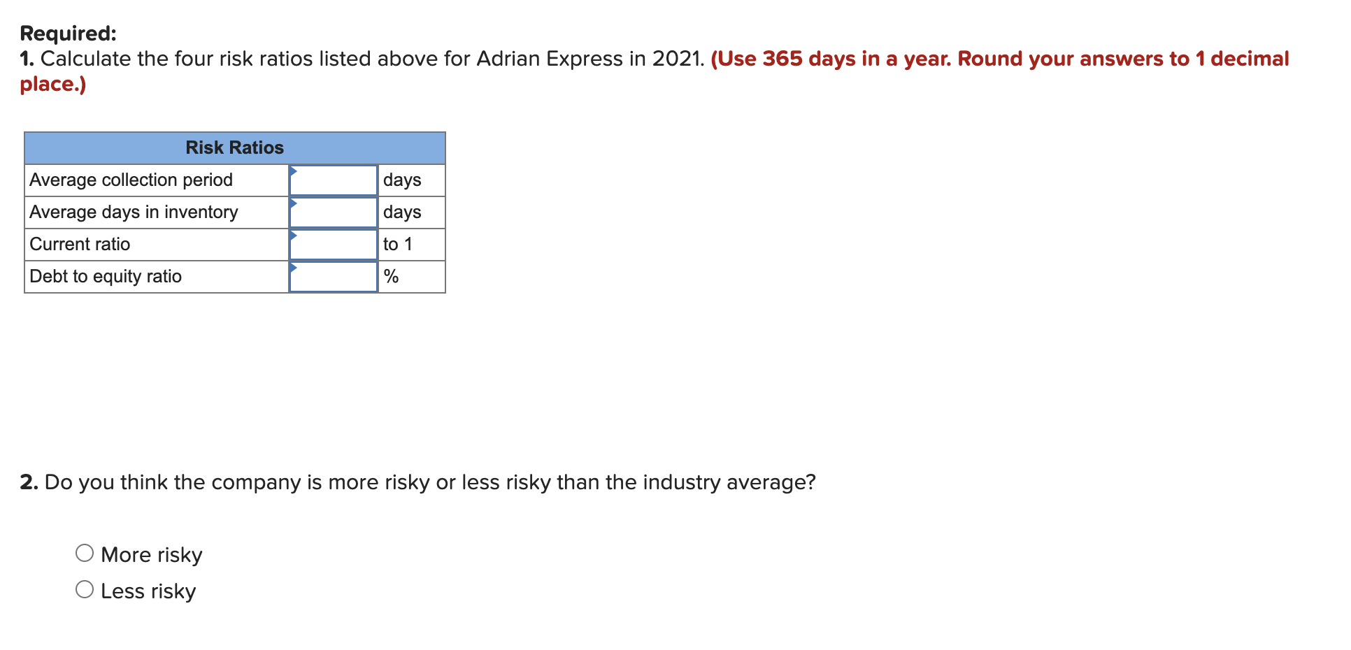 of Adrian Express reports sales of $14,706,000, cost of goods sold of