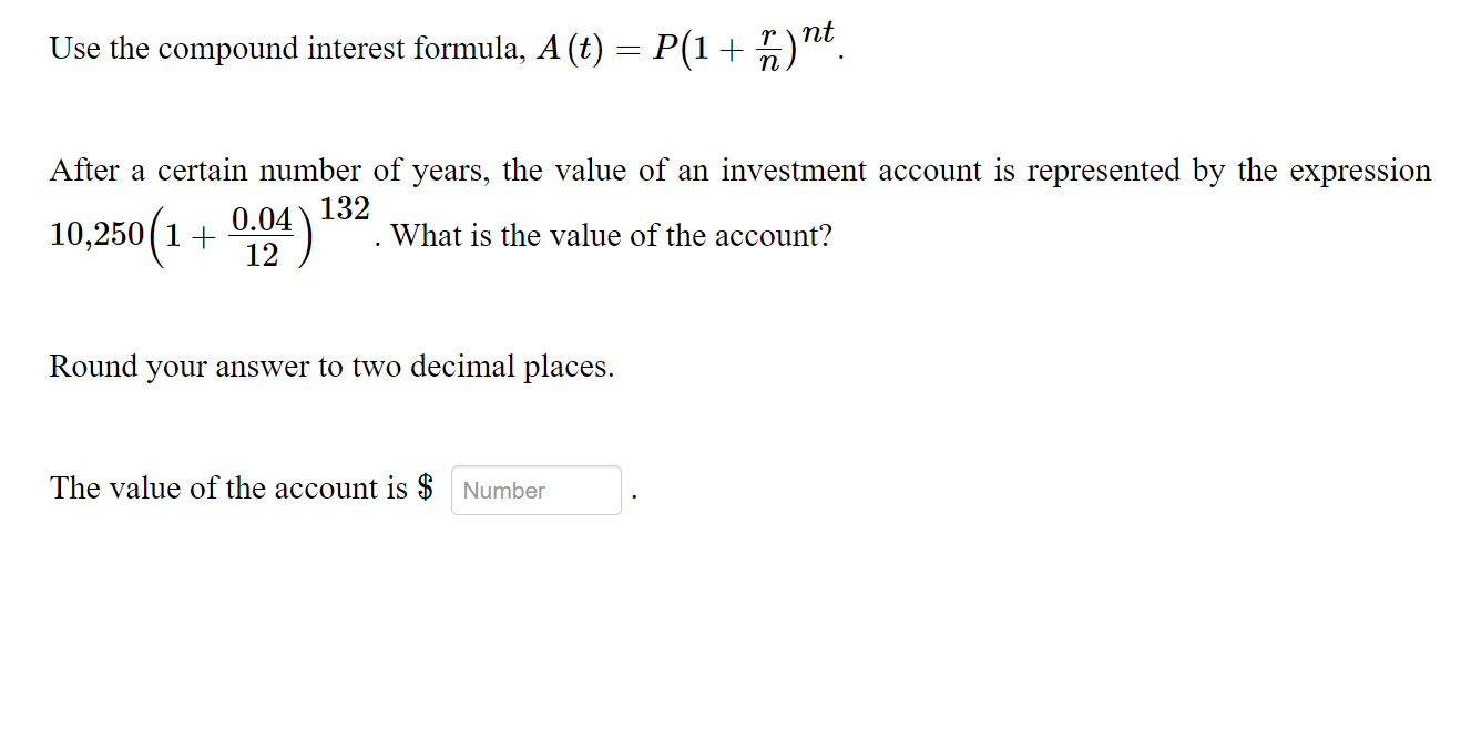 %) \"t. After a certain number of years, the value of an