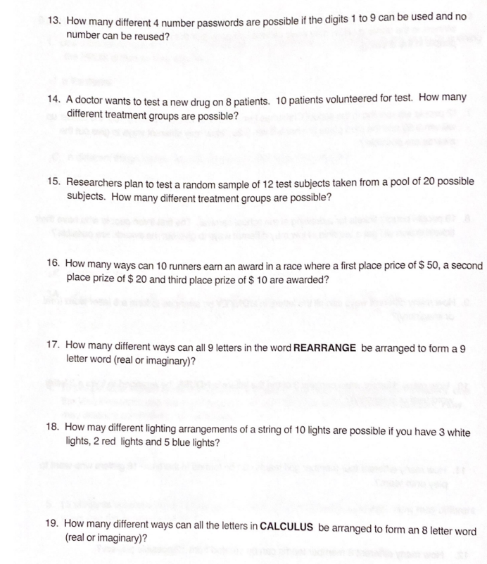 SC2 2B. 20. 12 C4 2D. Cs A :evento P, n different