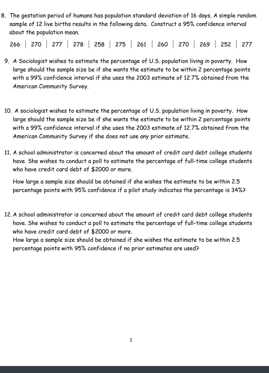 please solve. show all your work in a separate paper. 8. The