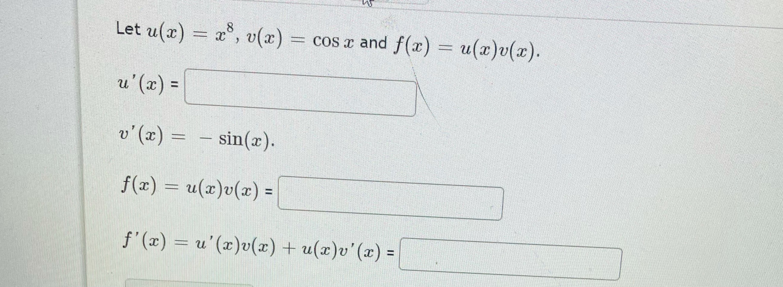 Let u(c) cos and f (c) sin(c).