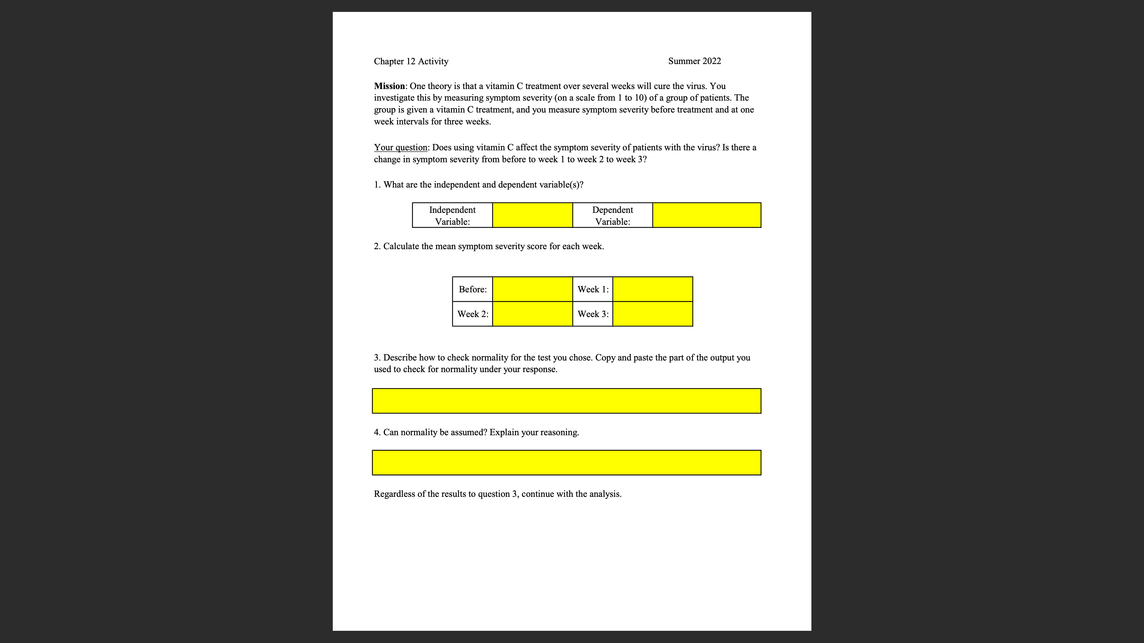 Please help me with which statistical test to run to get the