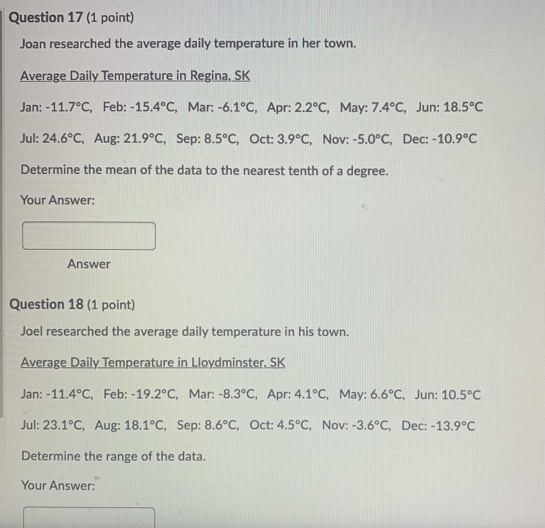 I need the right answer please Question 17 (1 point) Joan researched