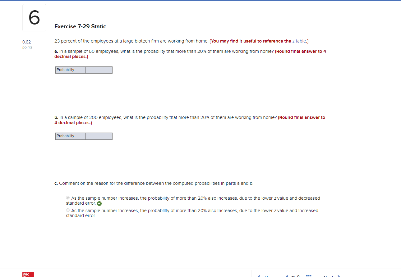 necessary to apply the finite population correction factor? eBook O Yes O