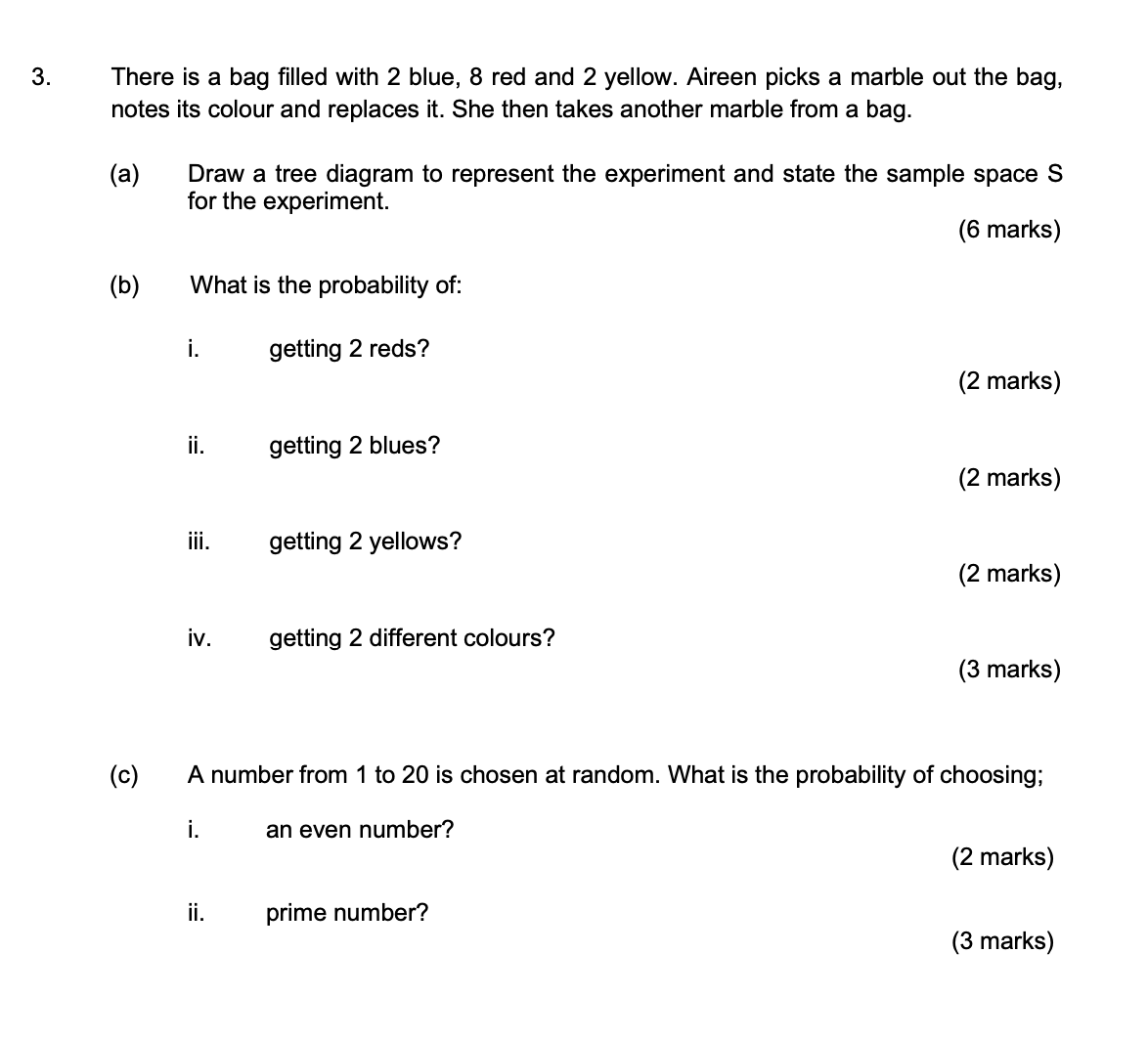 4 Table 1: Probability distribution for X (a) Compute the following :