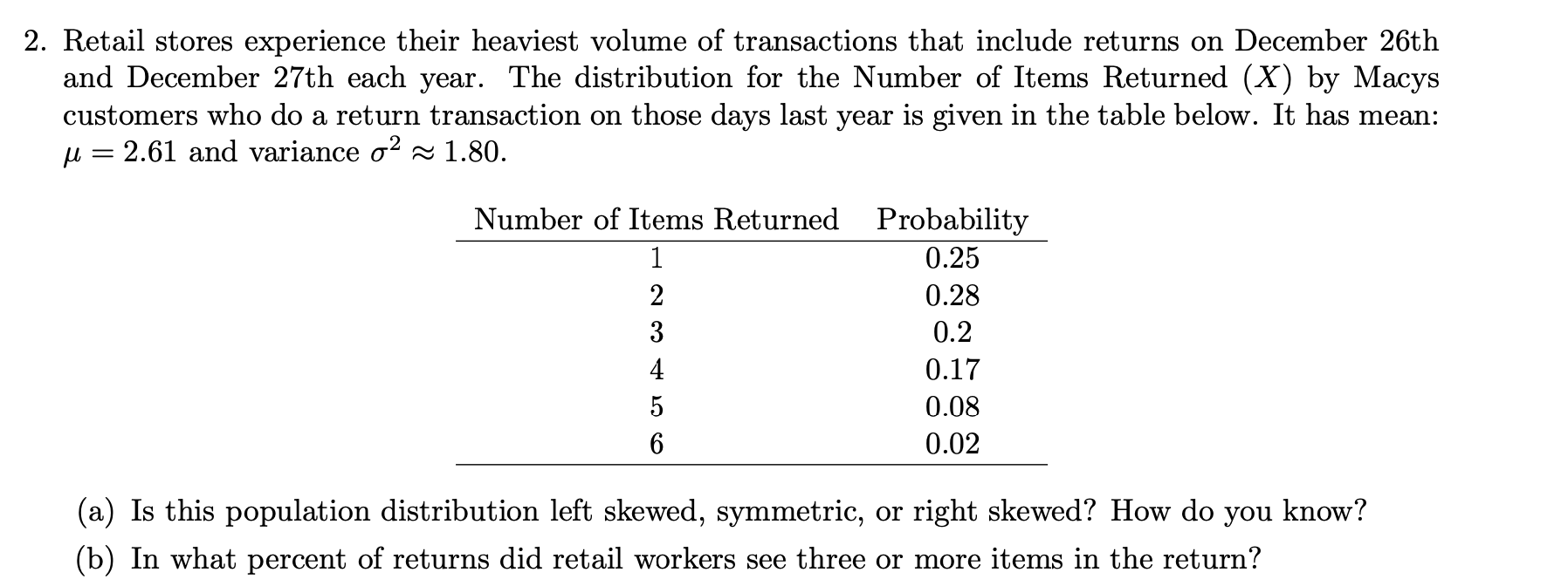 standard deviation of a population (a) from a sample of size n
