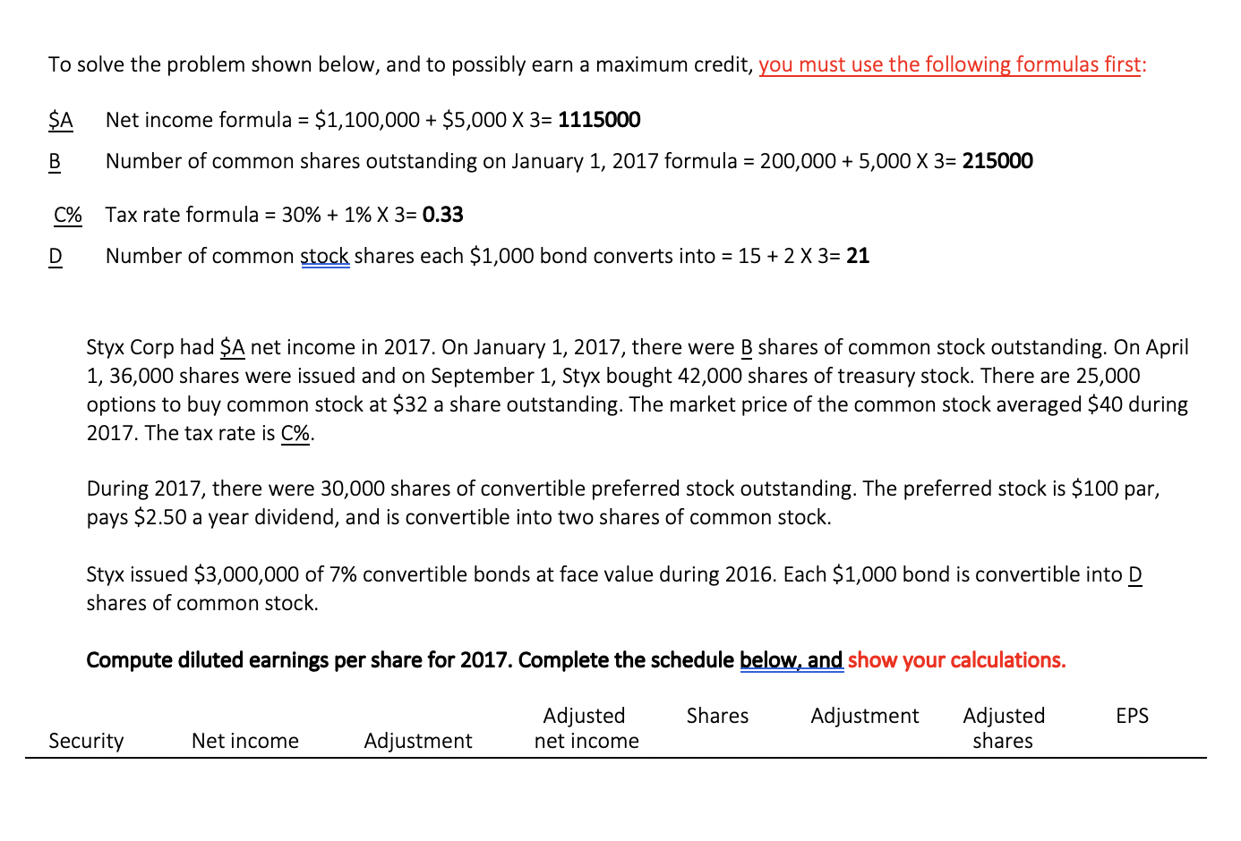 To solve the problem shown below, and to possibly earn a maximum