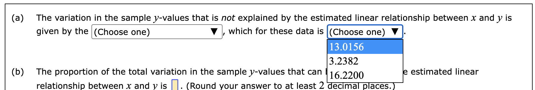 leastsquares regression line for the data. The equation for this line is