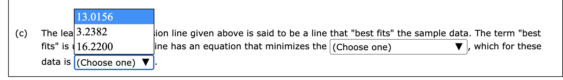 involving the observed y-values, the mean y of these values, and the