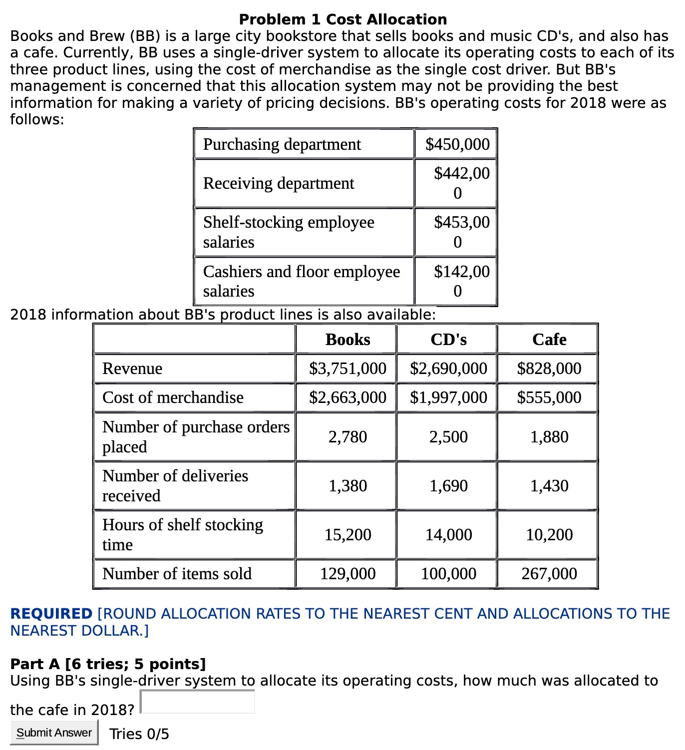 city bookstore that sells books and music CD's, and also has a