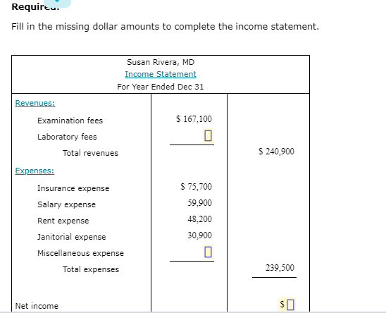 I need some help on this i dont understand Requireu. Fill in