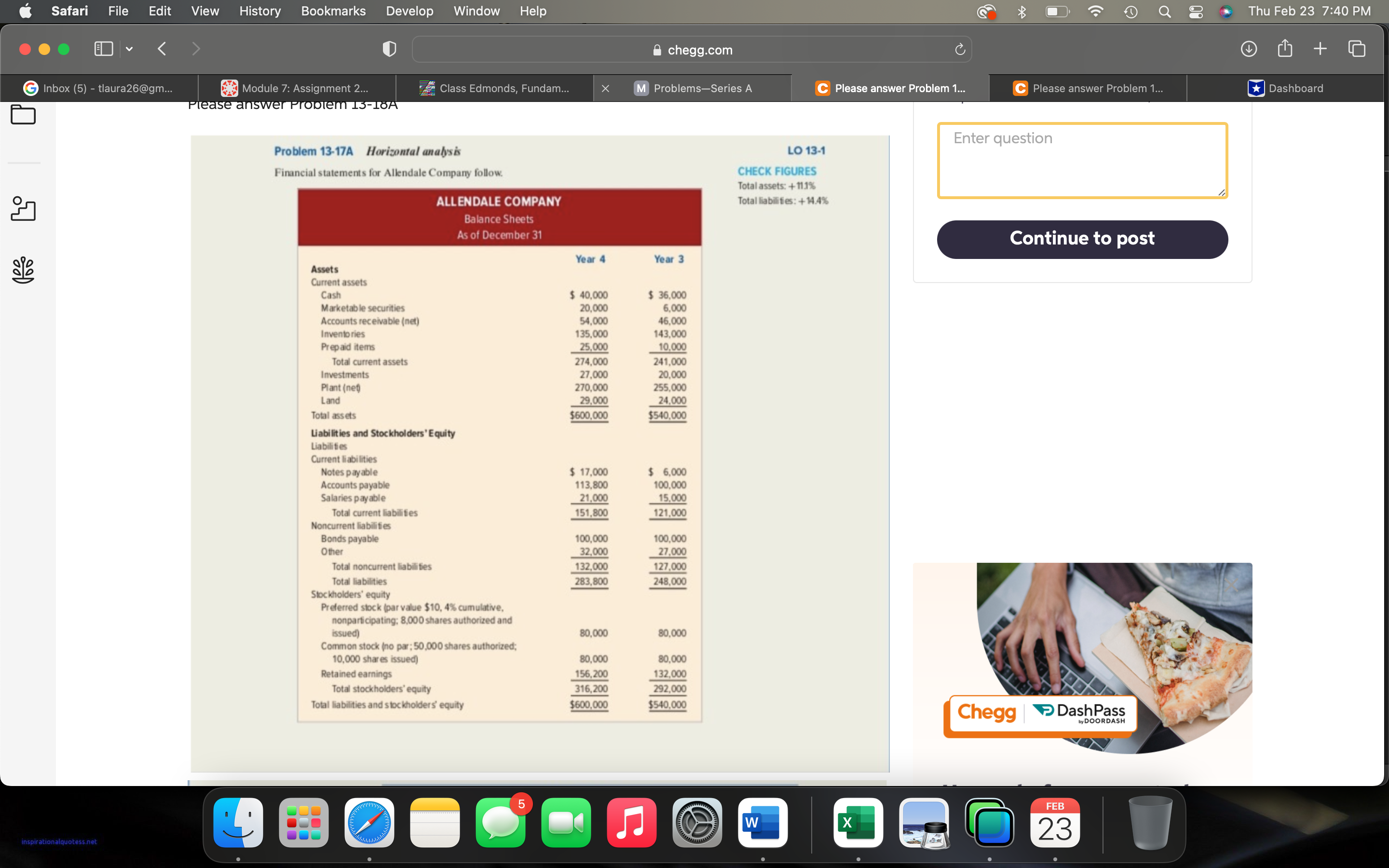 Safari File Edit View History Bookmarks Develop Window Help Class Edmonds, Fundam...
