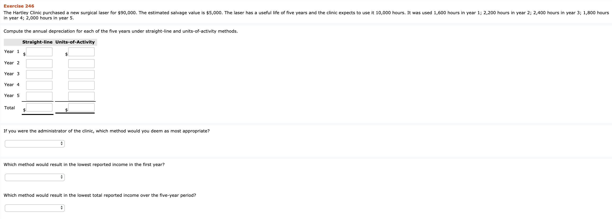 accounting 101. i need some help with my homework. chapter 10