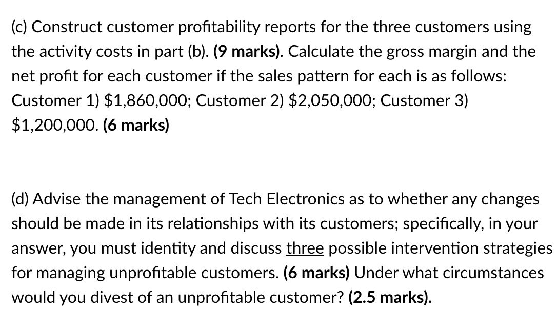 Barry High, suggesting that the company should concentrate its marketing resources on