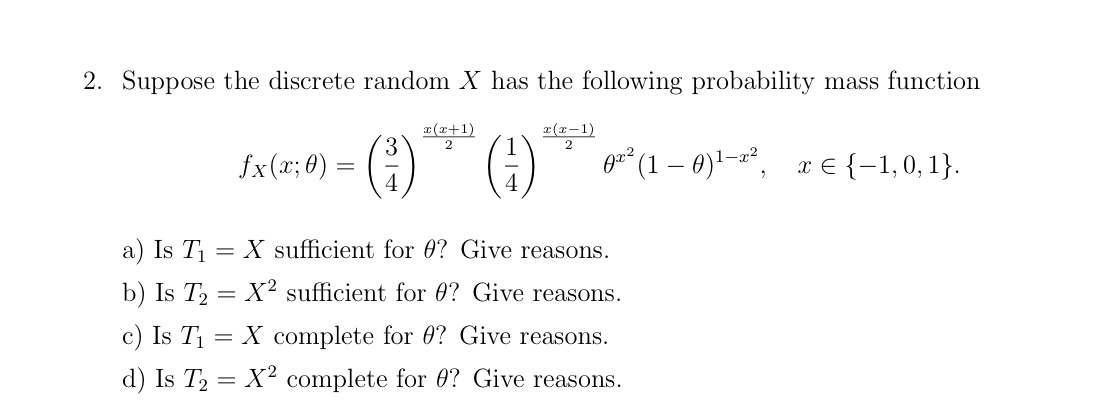 function rc+1) 2 2 fx(2;0) (1 - 0) 1-12 , xE {-1,