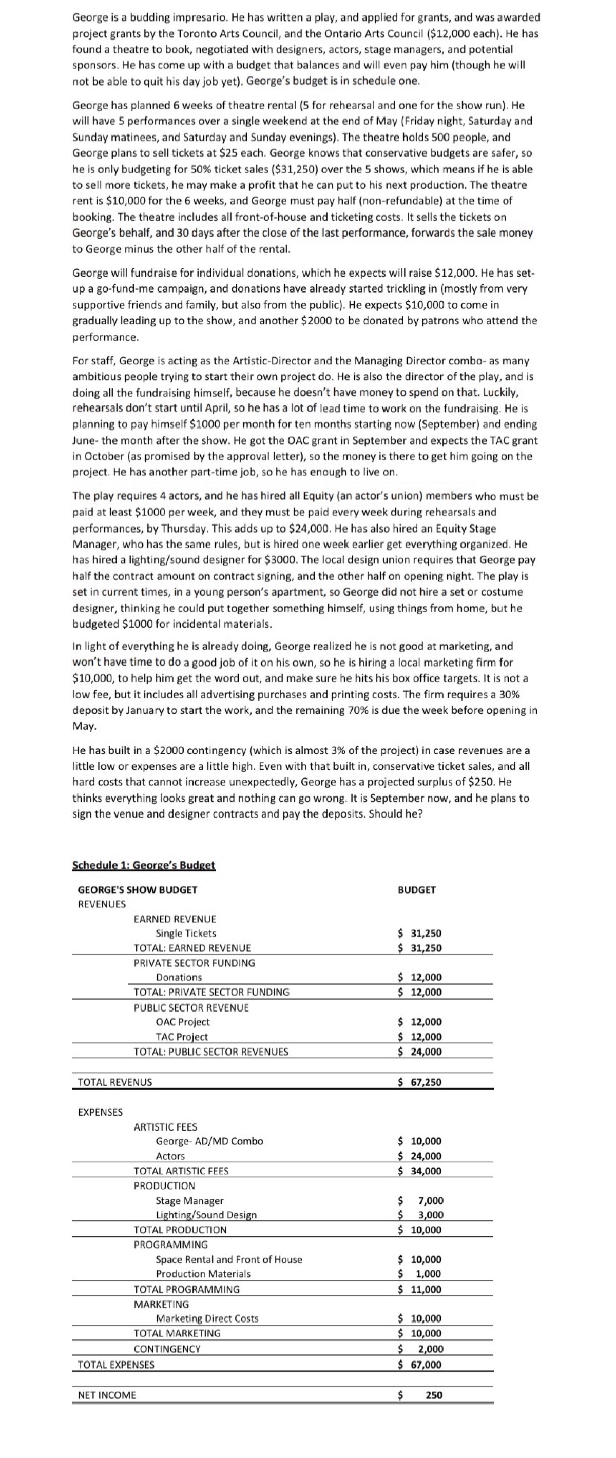 I need help with making a cash flow statement using the information