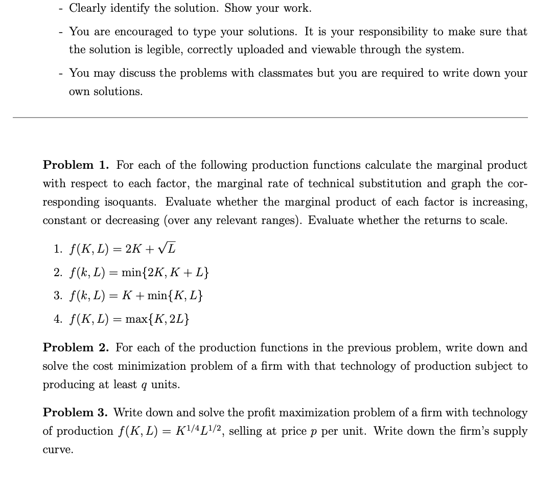 encouraged to type your solutions. It is your responsibility to make sure