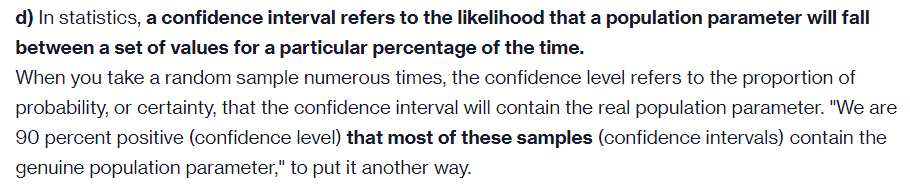 Can someone please explain to me why this statement is false? d)