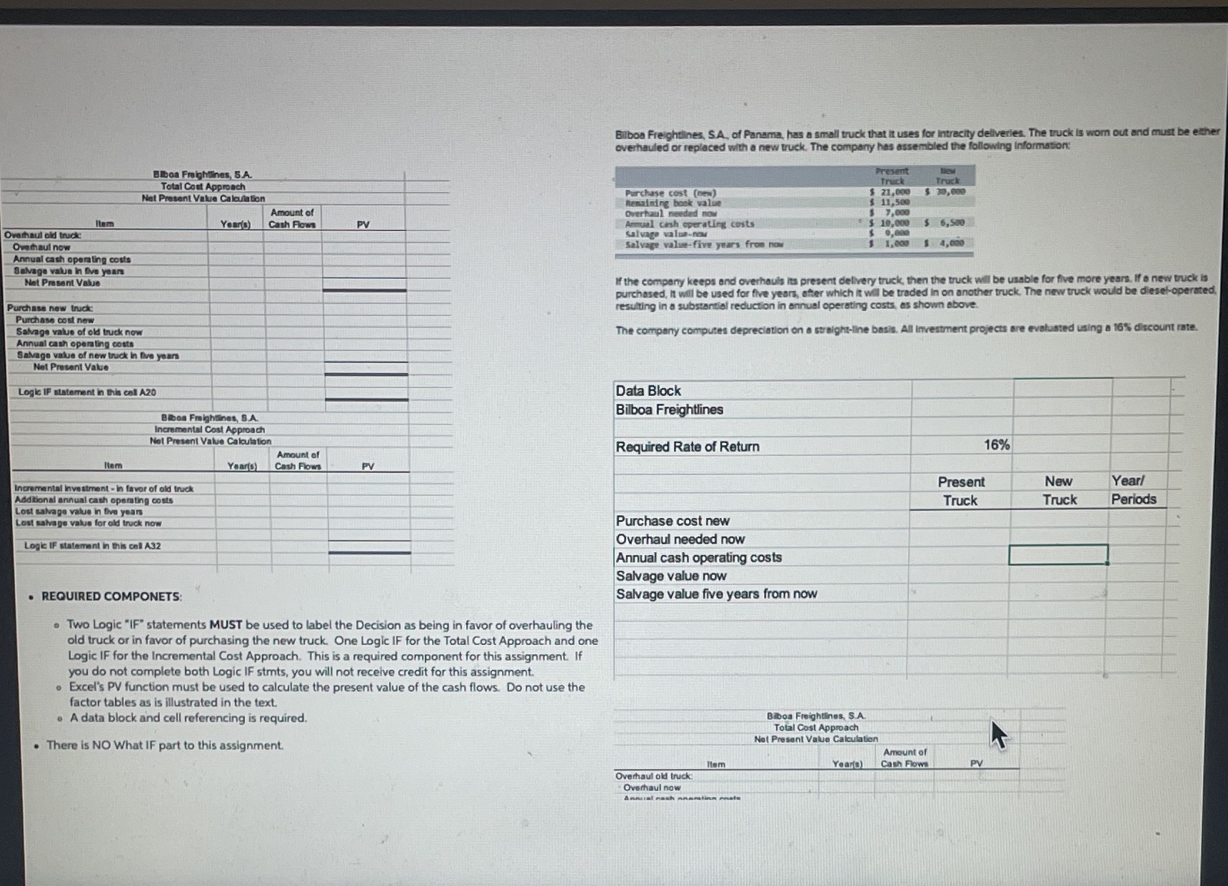DATA BLOCK AND ANALYSES FORMATS: An Excel #2 template has been posted
