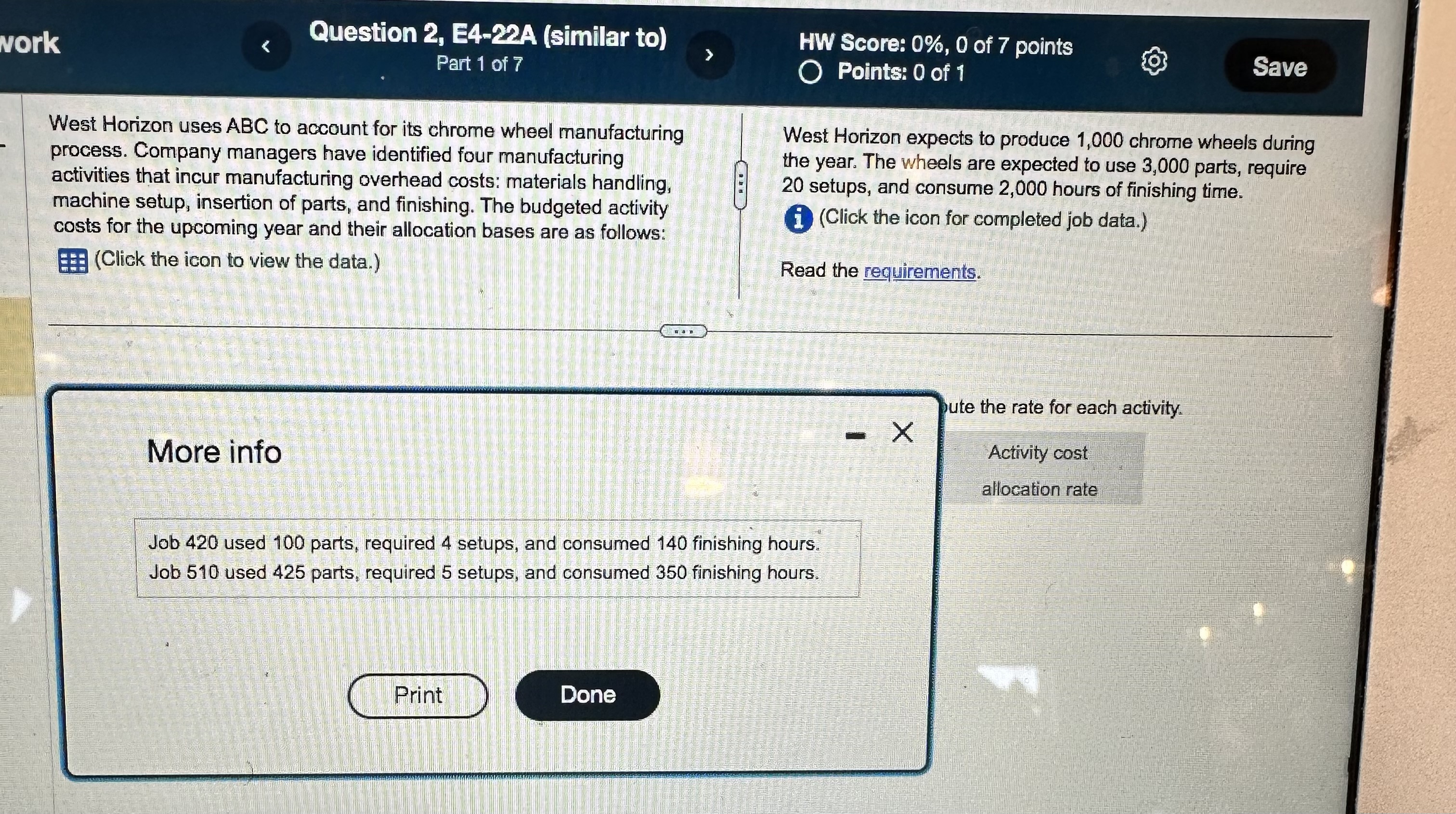 Horizon expects to produce 1,000 chrome wheels during process. Company managers have