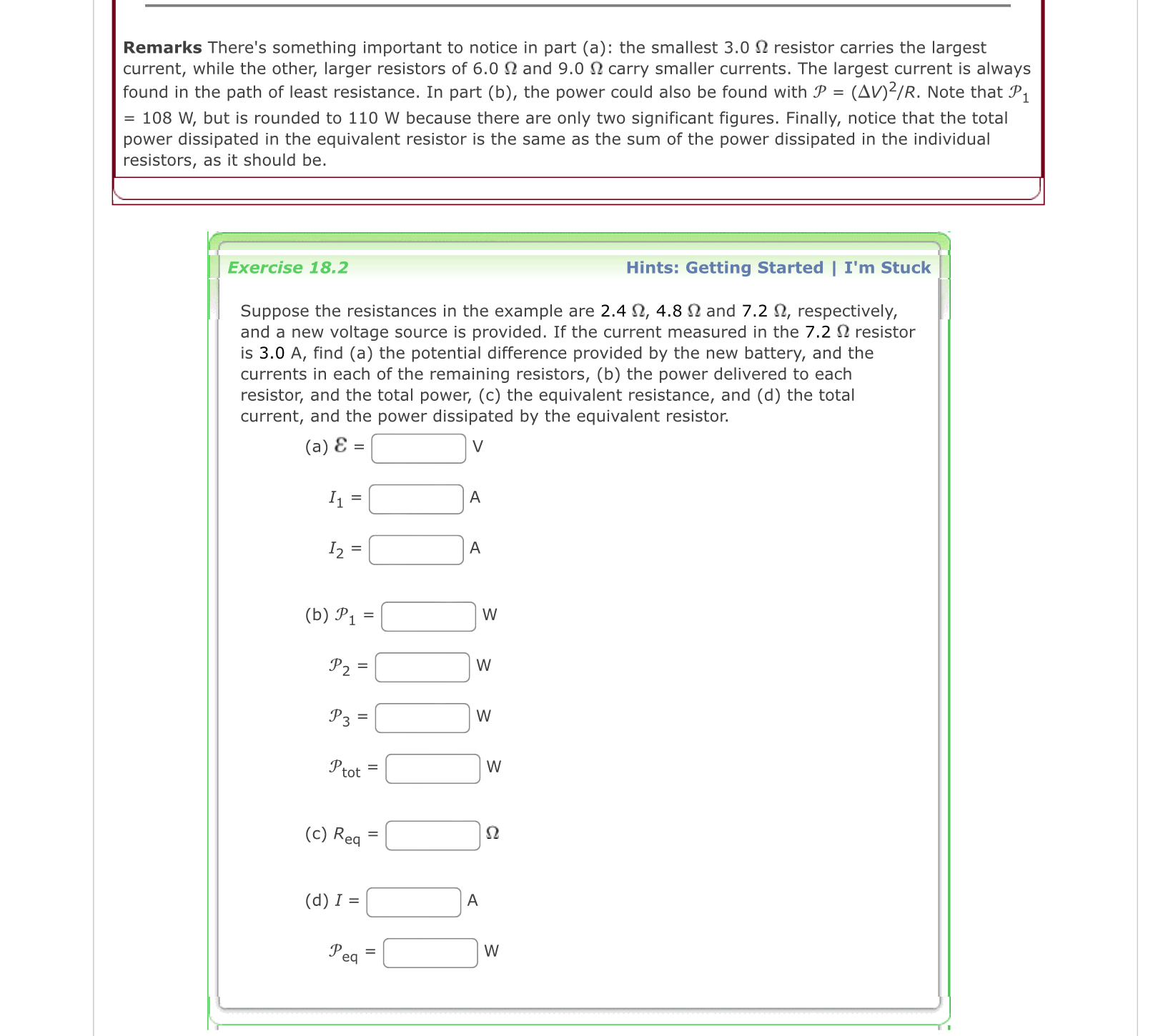 R4 = 6.3 0. Find (a) the equivalent resistance of the circuit