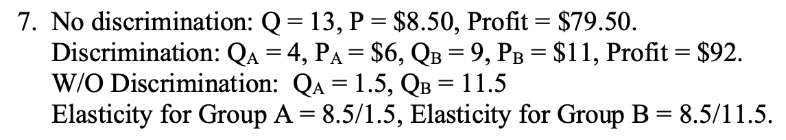Q = 30 2P. A. If C = 5 + 2Q, what