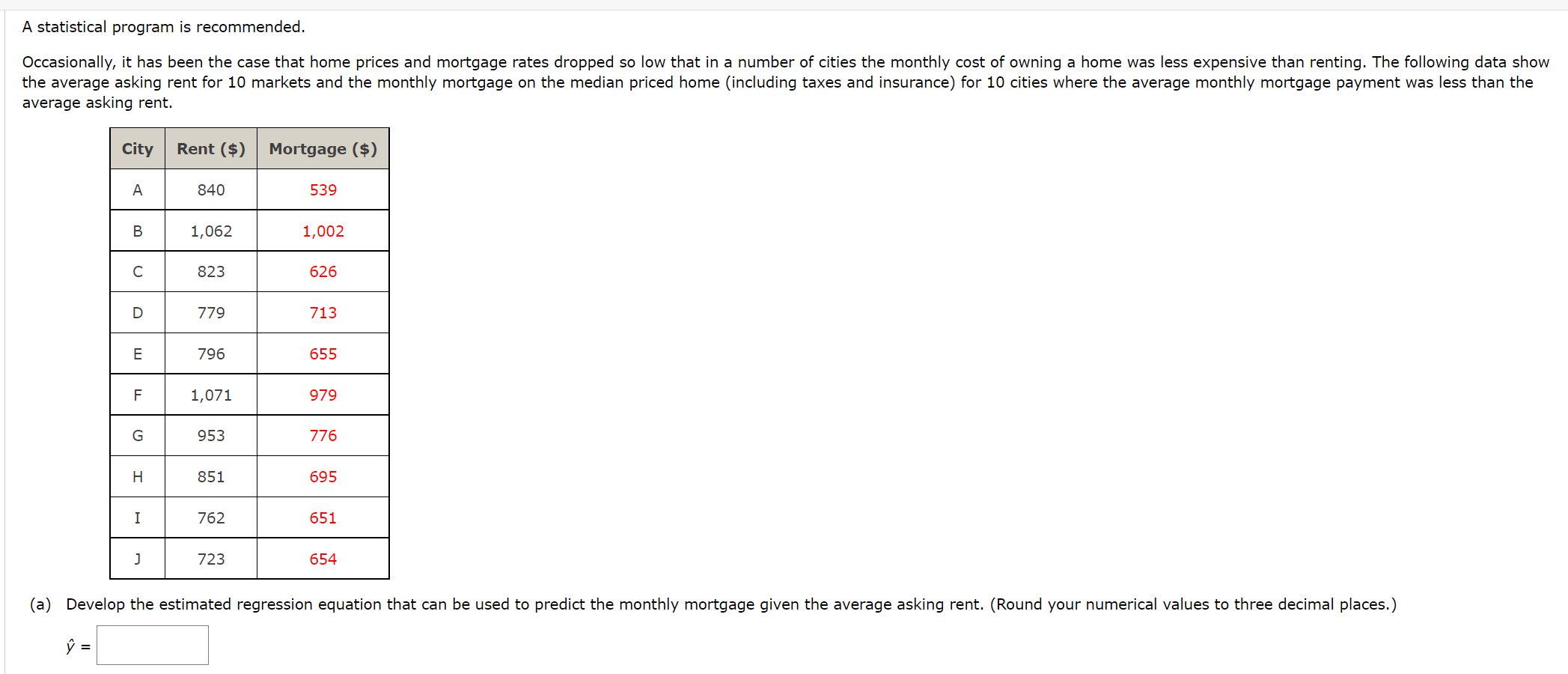 98 A statistical program is recommended. Occasionally, it has been the case