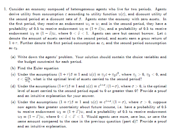function over, consumption, C, and real money balances, me, is yIn(c) +(1-7)