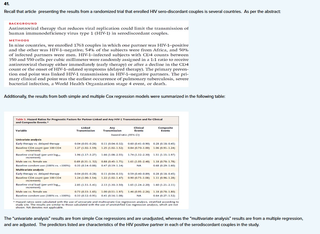 BACKGROUND Antiretroviral therapy that reduces viral replication could limit the transmission of
