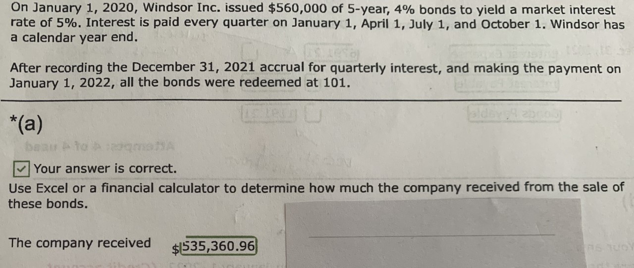 Question 1) -- chapter 17The following is a comparative statement of financial