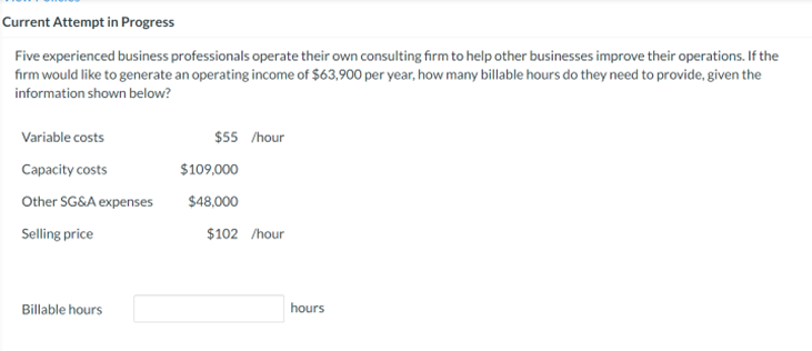 consulting firm to help other businesses improve their operations. If the firm