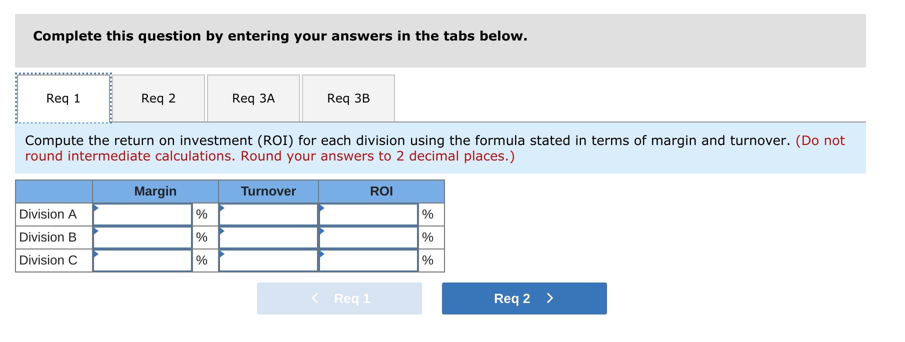 me find the information that goes with division A,B,C? also the residual