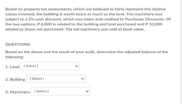should be recognized as cost of the new machine? [ Select ]PROBLEM