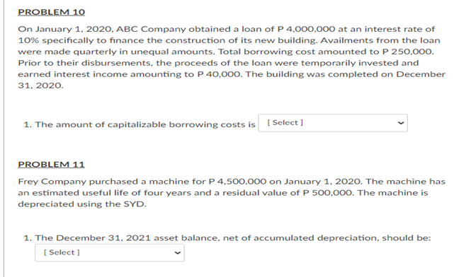 building site 45,000 Cost of building construction 3.100,000 Interest in construction loan