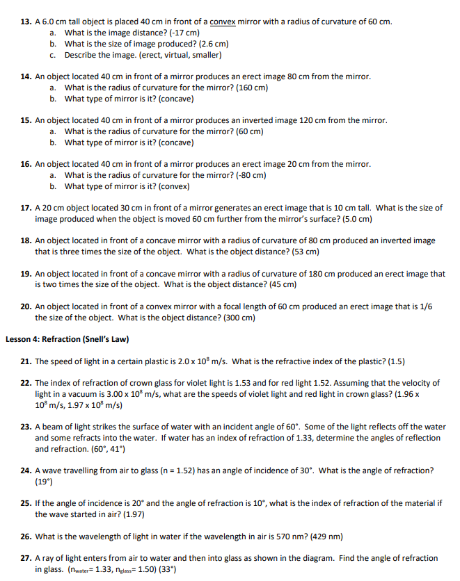 will give you guidance on what to focus on when you study